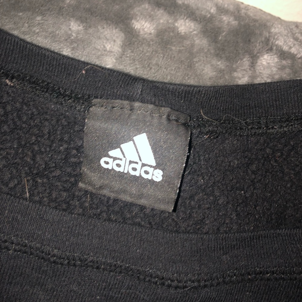 ADIDAS Off The Shoulder Floral Print Long Sleeve Shirt/Sweater